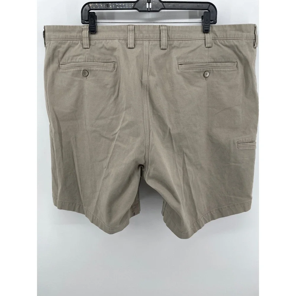 Duluth Trading Co Relaxed Fit Shorts Mens 44 Khaki Tan‎ Utility Stretch